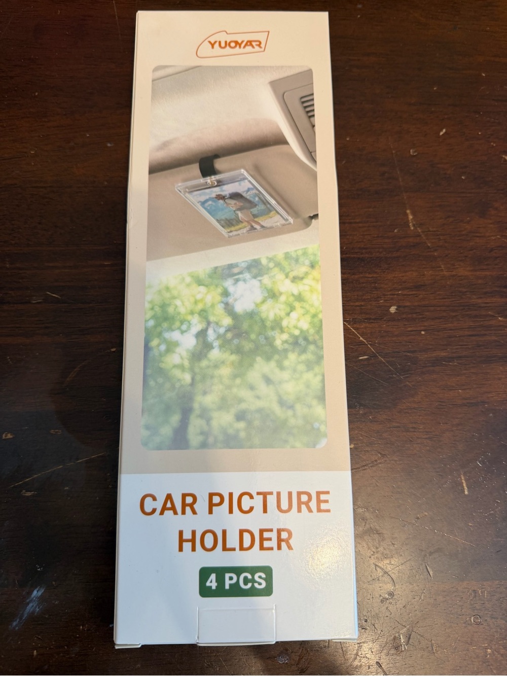 Car Picture Holder - Clear (4 pcs)